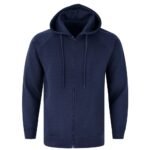 Men's Classic Full-Zip Hoodie with Drawstring