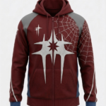 Crimson Nexus Hoodie